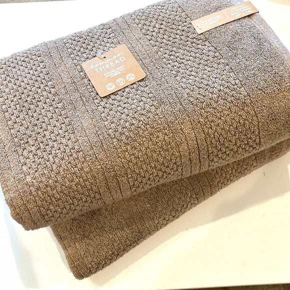 New Common Tread Eco Melange Towel Set - Picture 1 of 6